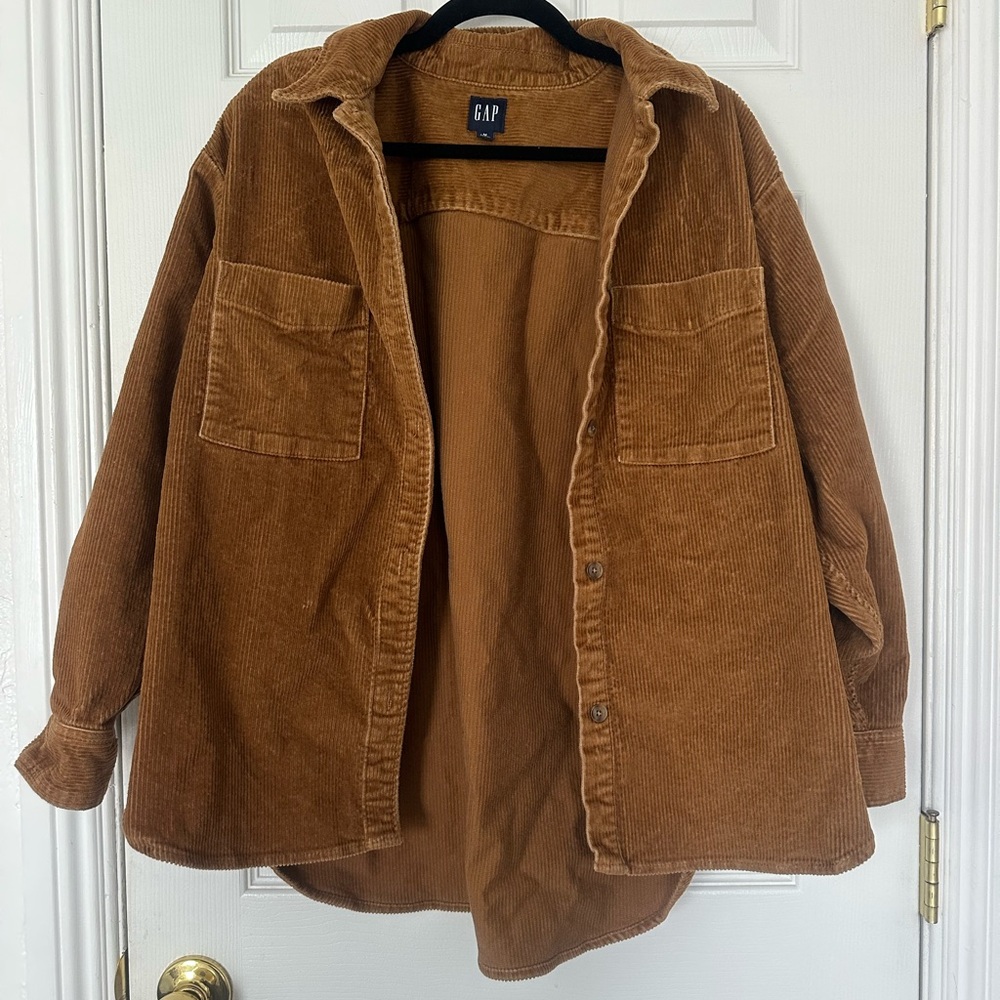 GAP Brown Corduroy Shirt Jacket